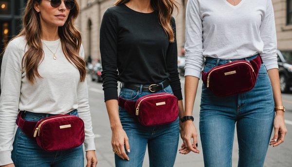 Le sac banane femme en velours : le chic décontracté réinventé